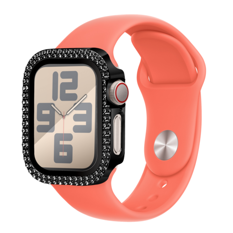 Bandz Bandz Apple Watch 10 - 42mm Diamond Hülle mit Glas (Schwarz) Bandz Bandz Apple Watch 10 - 42mm Diamond Hülle mit Glas (Schwarz)