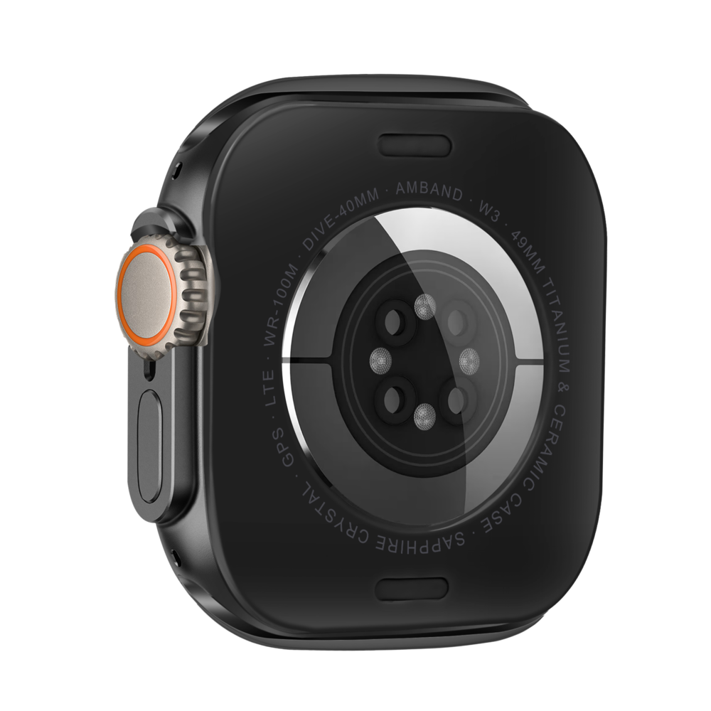 Bandz Bandz Apple Watch Ultra - 49mm Metall Hülle (Schwarz) Bandz Bandz Apple Watch Ultra - 49mm Metall Hülle (Schwarz)