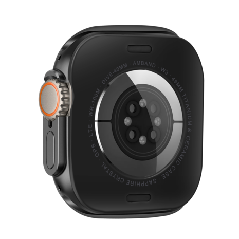 Bandz Bandz Apple Watch Ultra - 49mm Metall Hülle (Schwarz) Bandz Bandz Apple Watch Ultra - 49mm Metall Hülle (Schwarz)