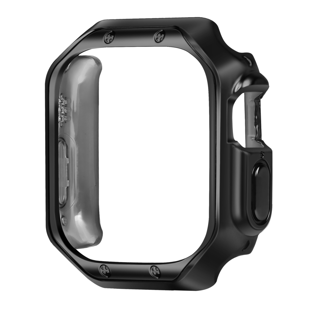 Bandz Bandz Apple Watch Ultra - 49mm galvanisiertes TPU-Gehäuse (Schwarz) Bandz Bandz Apple Watch Ultra - 49mm galvanisiertes TPU-Gehäuse (Schwarz)