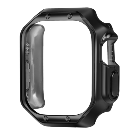 Bandz Bandz Apple Watch Ultra - 49mm galvanisiertes TPU-Gehäuse (Schwarz) Bandz Bandz Apple Watch Ultra - 49mm galvanisiertes TPU-Gehäuse (Schwarz)