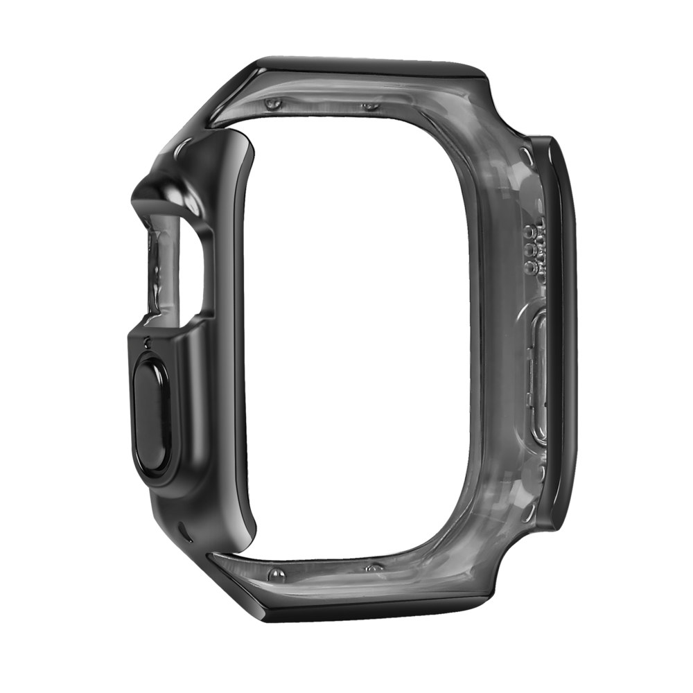 Bandz Bandz Apple Watch Ultra - 49mm galvanisiertes TPU-Gehäuse (Schwarz) Bandz Bandz Apple Watch Ultra - 49mm galvanisiertes TPU-Gehäuse (Schwarz)