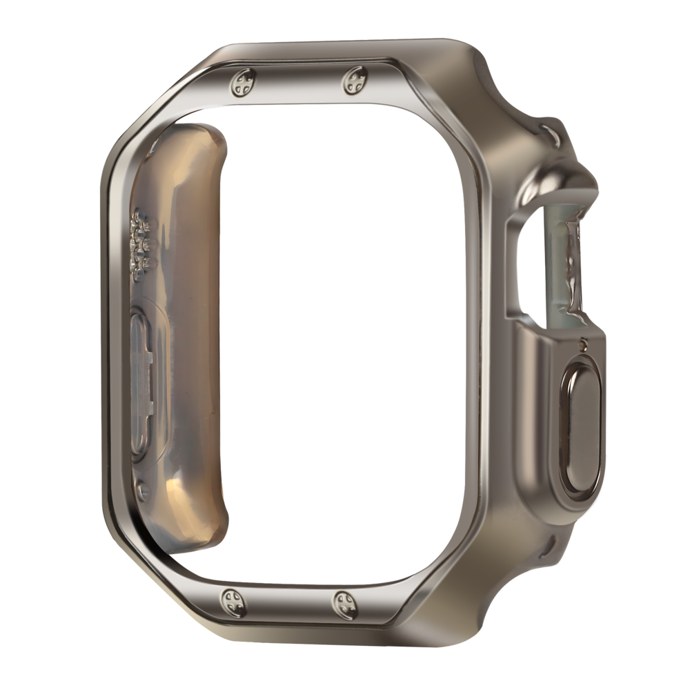 Bandz Bandz Apple Watch Ultra - 49mm galvanisiertes TPU-Gehäuse (Titan) Bandz Bandz Apple Watch Ultra - 49mm galvanisiertes TPU-Gehäuse (Titan)