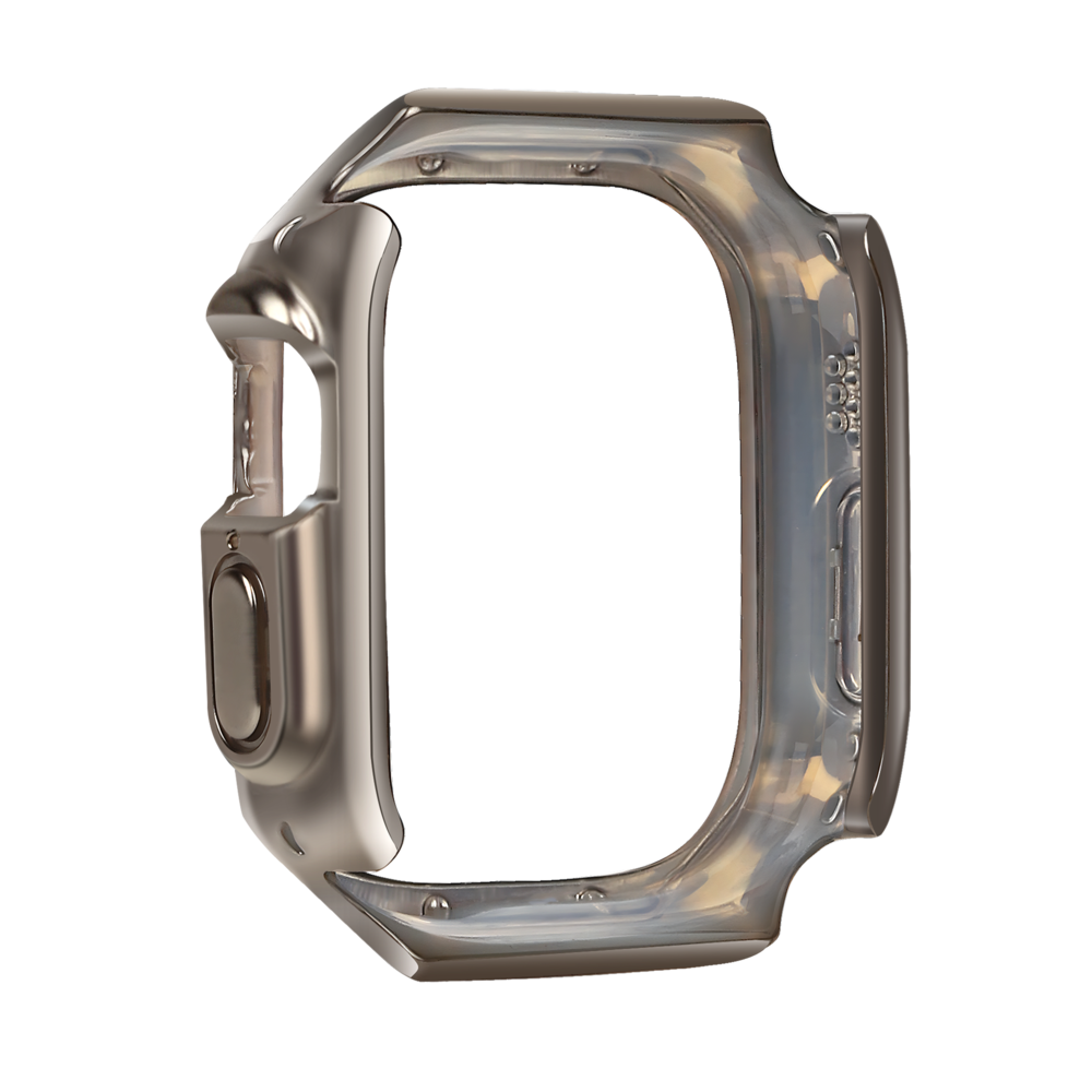 Bandz Bandz Apple Watch Ultra - 49mm galvanisiertes TPU-Gehäuse (Titan) Bandz Bandz Apple Watch Ultra - 49mm galvanisiertes TPU-Gehäuse (Titan)