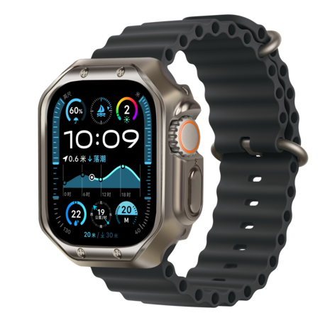 Bandz Bandz Apple Watch Ultra - 49mm galvanisiertes TPU-Gehäuse (Titan) Bandz Bandz Apple Watch Ultra - 49mm galvanisiertes TPU-Gehäuse (Titan)