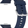 Strap-it® Strap-it Huawei Watch Fit 4 Silikonarmband (Dunkelblau) Strap-it® Strap-it Huawei Watch Fit 4 Silikonarmband (Dunkelblau)