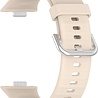 Strap-it® Strap-it Huawei Watch Fit 4 Silikonarmband (Beige) Strap-it® Strap-it Huawei Watch Fit 4 Silikonarmband (Beige)