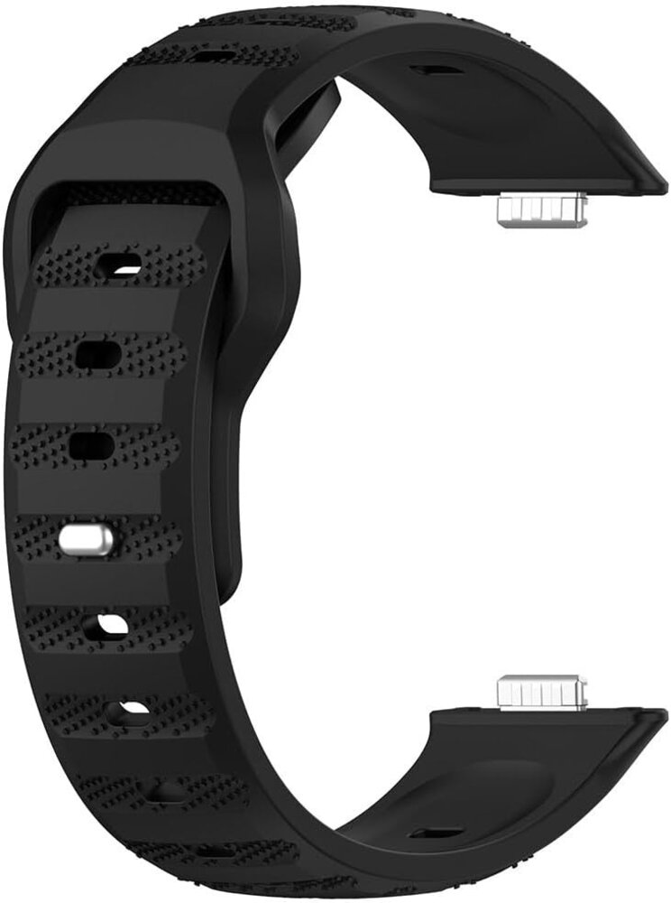 Strap-it® Strap-it Huawei Watch Fit 4 Outdoor Silikonarmband (Schwarz) Strap-it® Strap-it Huawei Watch Fit 4 Outdoor Silikonarmband (Schwarz)