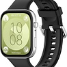 Strap-it® Strap-it Huawei Watch Fit 4 Pro Silikonarmband (Schwarz) Strap-it® Strap-it Huawei Watch Fit 4 Pro Silikonarmband (Schwarz)