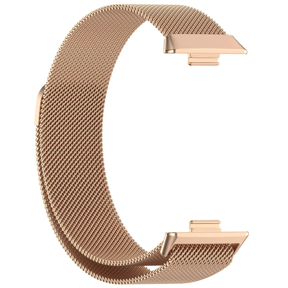 Strap-it® Strap-it Huawei Watch Fit 4 Pro Milanese Armband (Rosé Gold) Strap-it® Strap-it Huawei Watch Fit 4 Pro Milanese Armband (Rosé Gold)