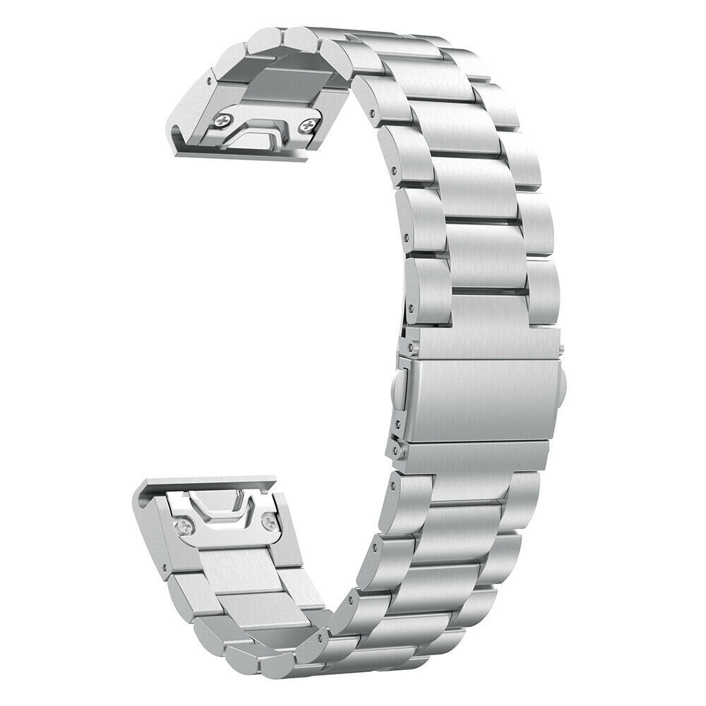 Strap-it® Strap-it Garmin Forerunner 970 Stahlarmband (Silber) Strap-it® Strap-it Garmin Forerunner 970 Stahlarmband (Silber)