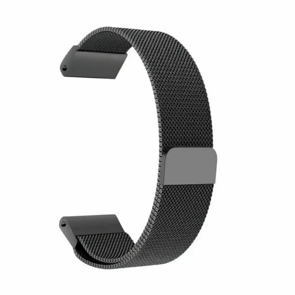 Strap-it® Strap-it Garmin Forerunner 970 Milanese Armband (Schwarz) Strap-it® Strap-it Garmin Forerunner 970 Milanese Armband (Schwarz)