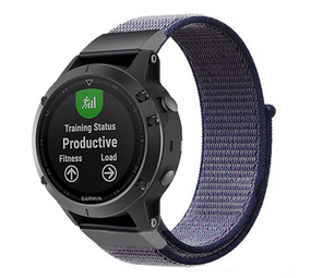 Strap-it® Garmin Forerunner 970 Nylon Armband (Blau) Strap-it® Garmin Forerunner 970 Nylon Armband (Blau)