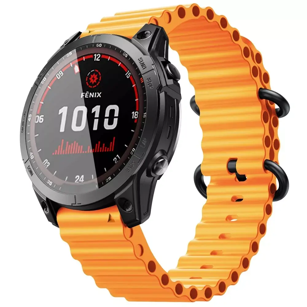 Strap-it® Strap-it Garmin Forerunner 970 Ocean Armband (Orange)