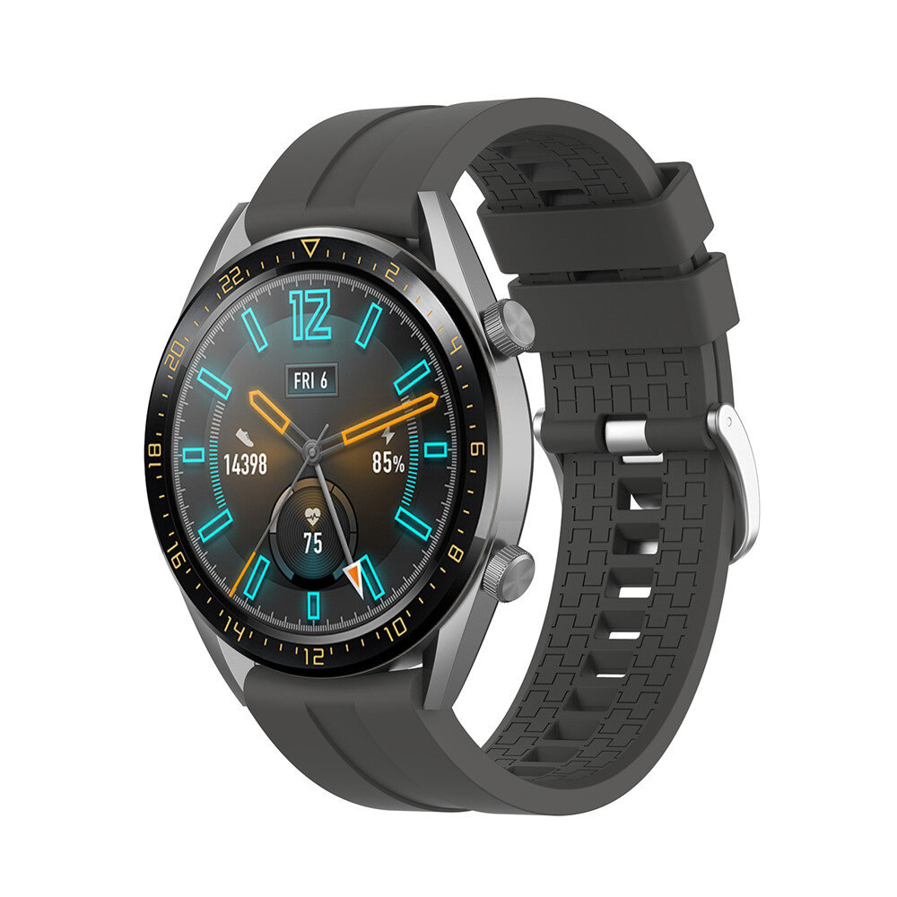 Strap-it® Strap-it Huawei Watch 5 - 46mm Silikonarmband 'Extreme' (Dunkelgrau) Strap-it® Strap-it Huawei Watch 5 - 46mm Silikonarmband 'Extreme' (Dunkelgrau)