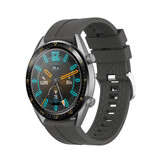 Strap-it® Huawei Watch 5 - 46mm Silikonarmband 'Extreme' (Dunkelgrau)