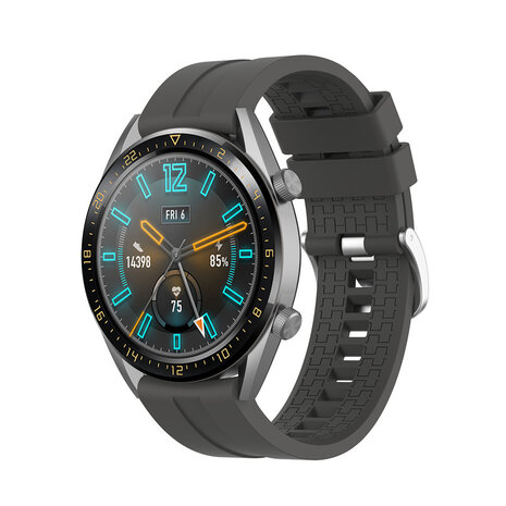 Strap-it® Strap-it Huawei Watch 5 - 46mm Silikonarmband 'Extreme' (Dunkelgrau) Strap-it® Strap-it Huawei Watch 5 - 46mm Silikonarmband 'Extreme' (Dunkelgrau)