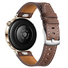Strap-it® Strap-it Huawei Watch 5 - 42mm 'one push' Lederarmband (Dunkelbraun) Strap-it® Strap-it Huawei Watch 5 - 42mm 'one push' Lederarmband (Dunkelbraun)