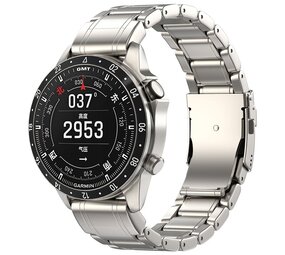 Strap-it® Garmin Instinct 3 - 45mm Premium Titanarmband (Titan) Strap-it® Garmin Instinct 3 - 45mm Premium Titanarmband (Titan)