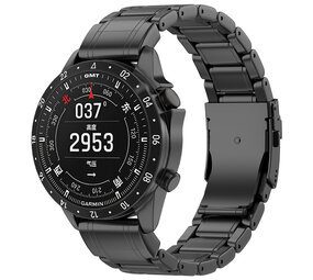 Strap-it® Garmin Fenix 7x Premium Titanarmband (Schwarz) Strap-it® Garmin Fenix 7x Premium Titanarmband (Schwarz)