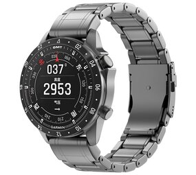 Strap-it® Garmin Tactix 7 Premium Titanarmband (Graphit) Strap-it® Garmin Tactix 7 Premium Titanarmband (Graphit)