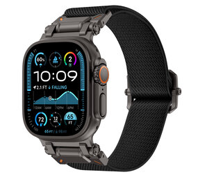 Strap-it® Apple Watch 'Explorer' Polyester Armband (Schwarz mit Schwarz) Strap-it® Apple Watch 'Explorer' Polyester Armband (Schwarz mit Schwarz)