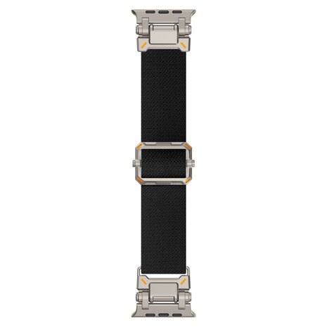 Strap-it® Strap-it Apple Watch 'Explorer' Polyester Armband (Schwarz mit Titan) Strap-it® Strap-it Apple Watch 'Explorer' Polyester Armband (Schwarz mit Titan)