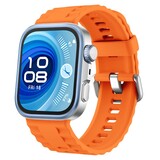 Strap-it® Huawei Watch Fit 3 Classic Silikonarmband (Orange)