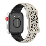 Strap-it® Huawei Watch Fit 3 Silikon Leopard Armband (Polarstern/Schwarz) Strap-it® Huawei Watch Fit 3 Silikon Leopard Armband (Polarstern/Schwarz)