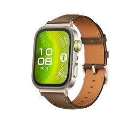 Strap-it® Huawei Watch Fit 3 Lederarmband (Braun) Strap-it® Huawei Watch Fit 3 Lederarmband (Braun)