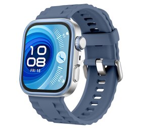 Strap-it® Huawei Watch Fit 4 Classic Silikonarmband (Blau)