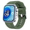 Strap-it® Strap-it Huawei Watch Fit 4 Classic Silikonarmband (Dunkelgrün) Strap-it® Strap-it Huawei Watch Fit 4 Classic Silikonarmband (Dunkelgrün)