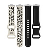 Strap-it® Strap-it Huawei Watch Fit 4 Silikon Leopard Armband (Polarstern/Schwarz) Strap-it® Strap-it Huawei Watch Fit 4 Silikon Leopard Armband (Polarstern/Schwarz)