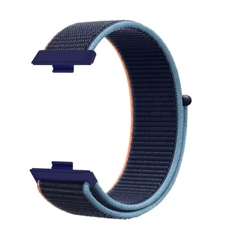 Strap-it® Strap-it Huawei Watch Fit 4 Classic Nylonarmband (Dunkelblau) Strap-it® Strap-it Huawei Watch Fit 4 Classic Nylonarmband (Dunkelblau)