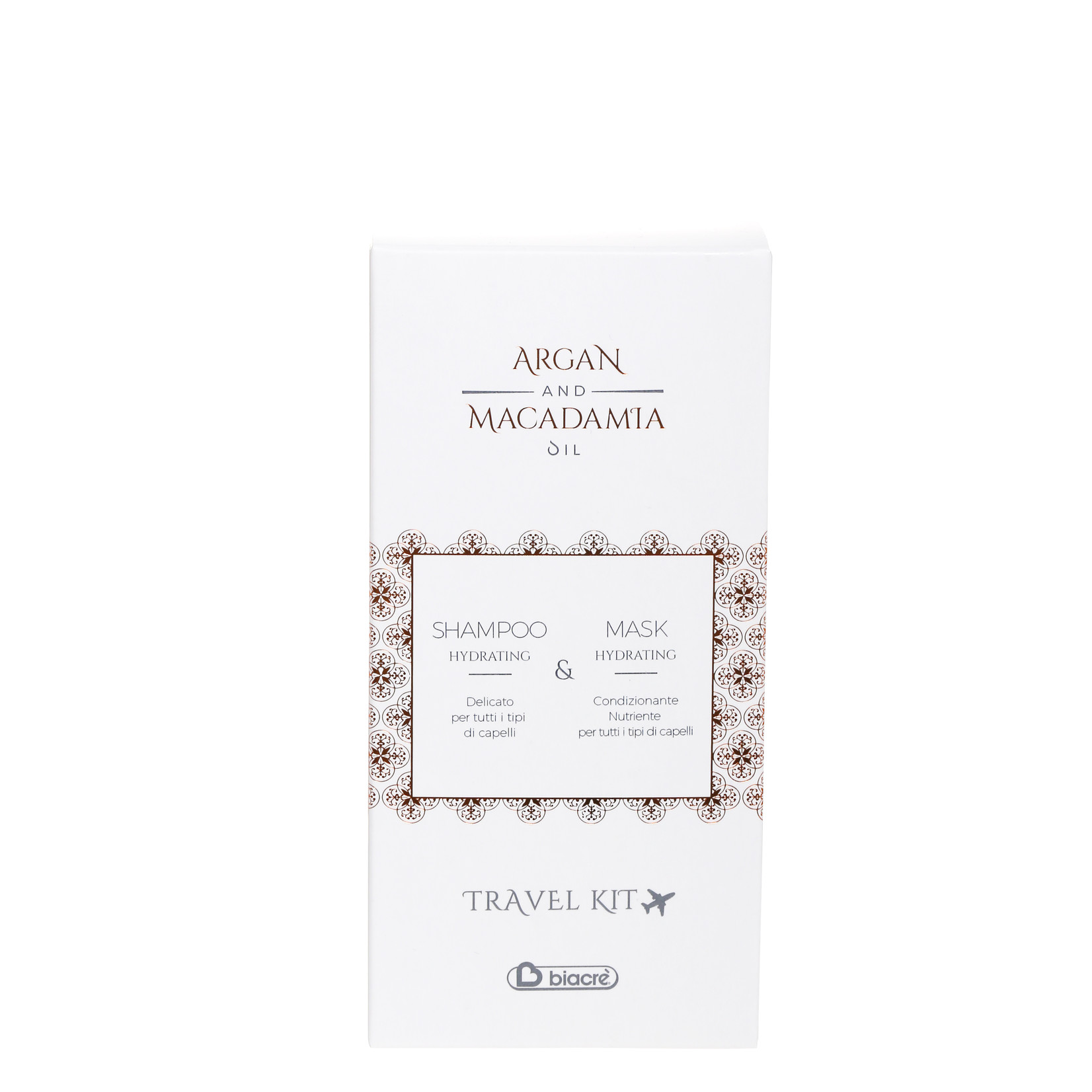 Biacre Argan & Macadamia Kit Shampoo + Mask 2 x 100 ml