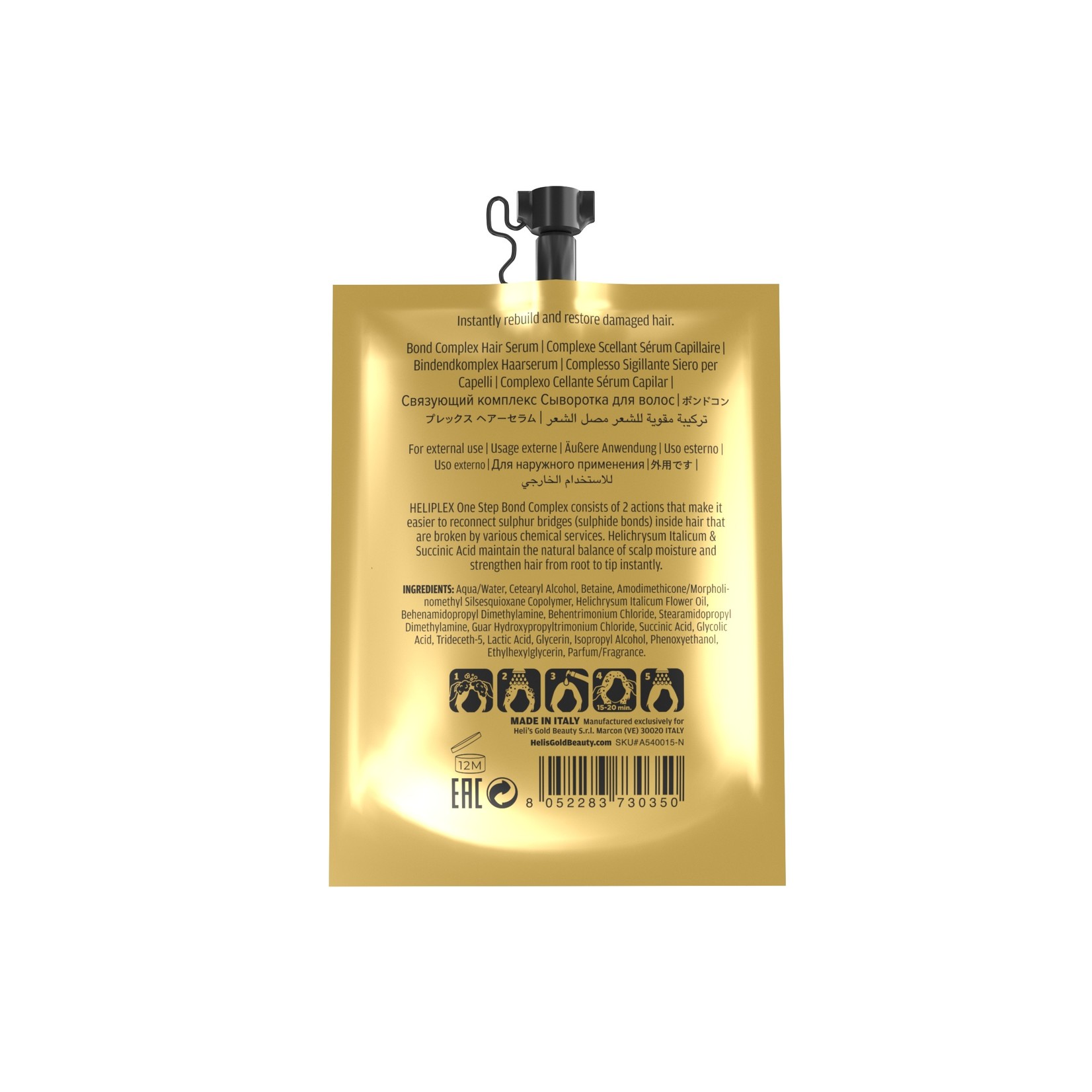 Heli's Gold Heliplex One Step Bond Complex Pkt 50 ml