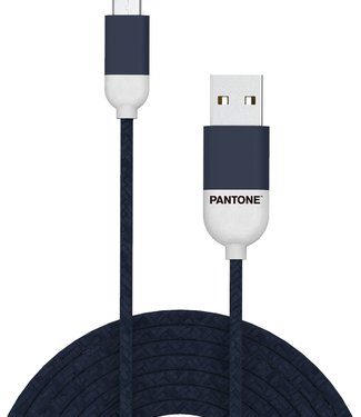 Pantone Kabel USB-Micro 1,5 meter blauw