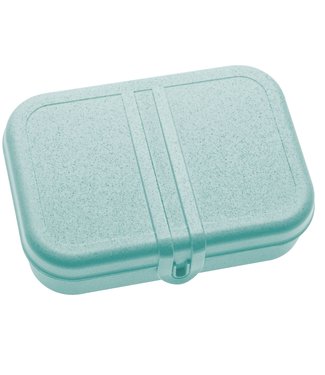 Lunchbox organic Pascal L met verdeler aqua
