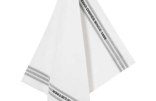 De Witte Lietaer Dish Black (65x70cm) Theedoek
