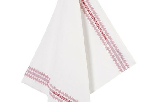 De Witte Lietaer Dish Red (65x70cm) Theedoek