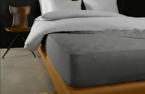 De Witte Lietaer Skin Grey Hoeslaken