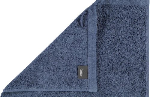 Cawö Lifestyle Uni Night Blue Handdoek