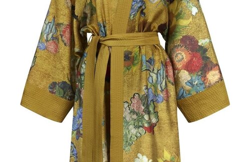 Beddinghouse van Gogh Partout des Fleurs Gold Kimono