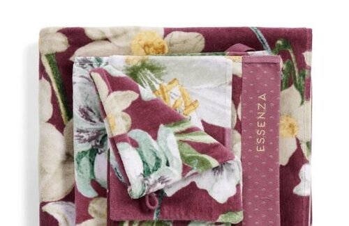 Essenza Rosalee Plum Handdoek