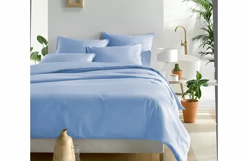 De Witte Lietaer Olivia Blue indigo Dekbedovertrek