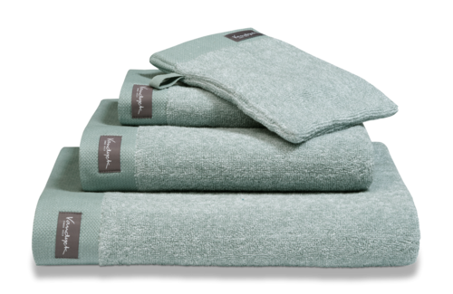 Vandyck Home Mouline Pearl Blue Handdoek