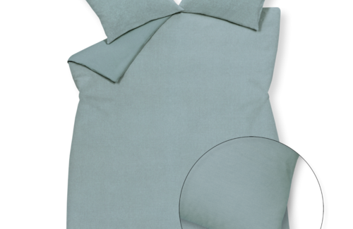 Vandyck PURITY 79 LINEN 100% Pearl Blue Dekbedovertrek