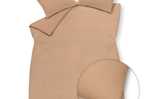 Vandyck PURITY 79 LINEN 100% Praline Dekbedovertrek