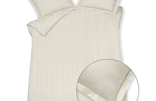 Vandyck PURITY 86 Stripe Cream Tan Dekbedovertrek