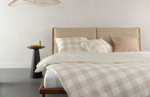 Essenza Chess Oatmeal Dekbedovertrek